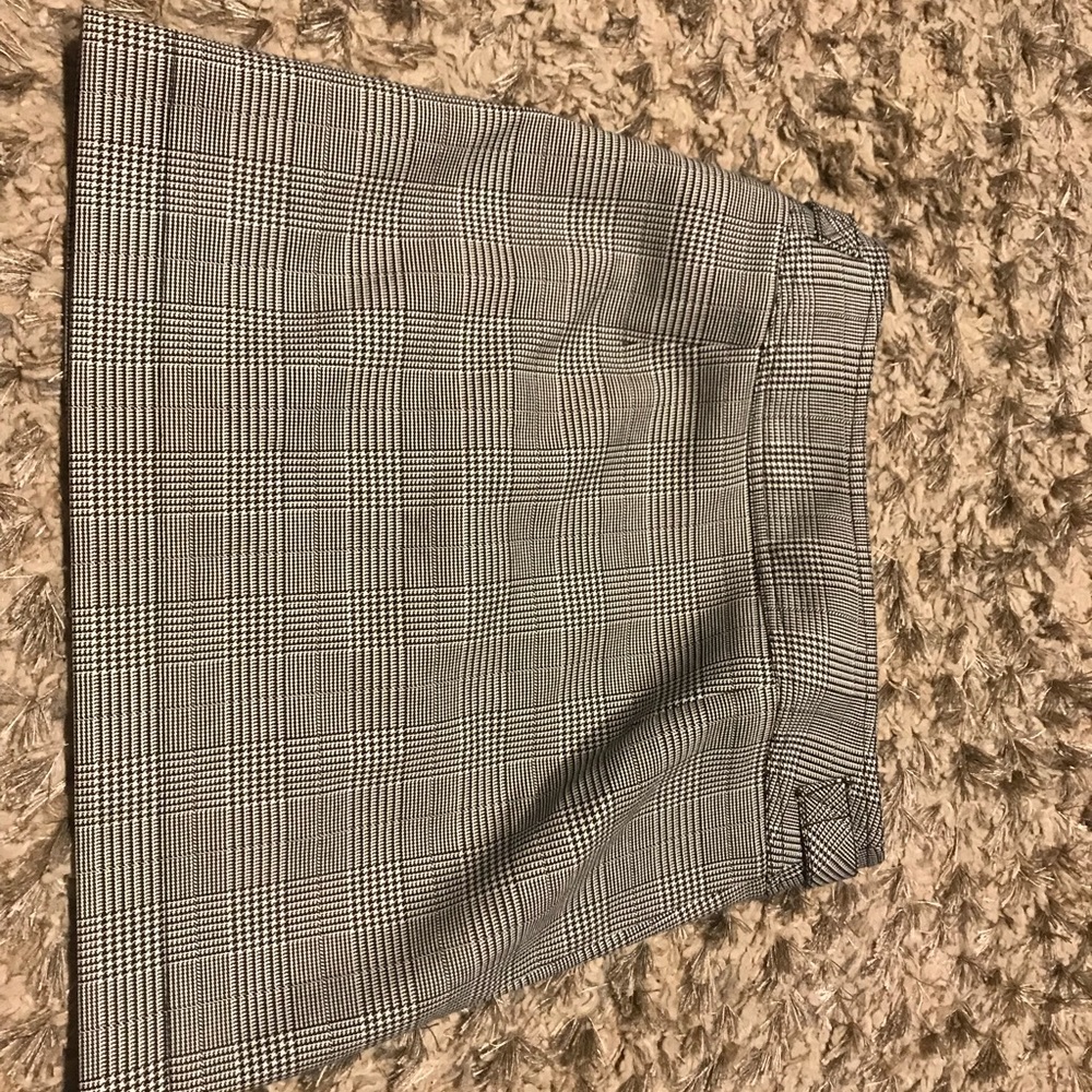 TOPSHOP double buckle zip mini skirt